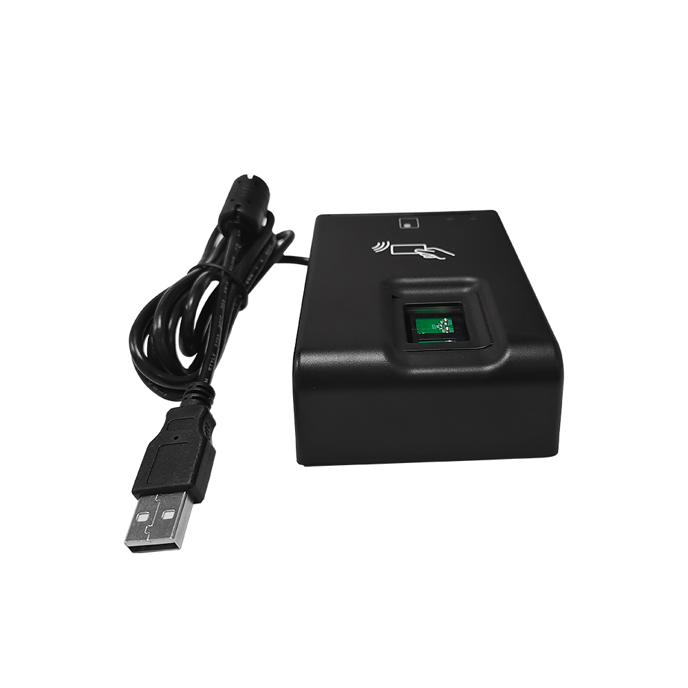 USB-Smartcard-Lesegerät mit zwei Schnittstellen und optischem Fingerabdruckscanner SFR02