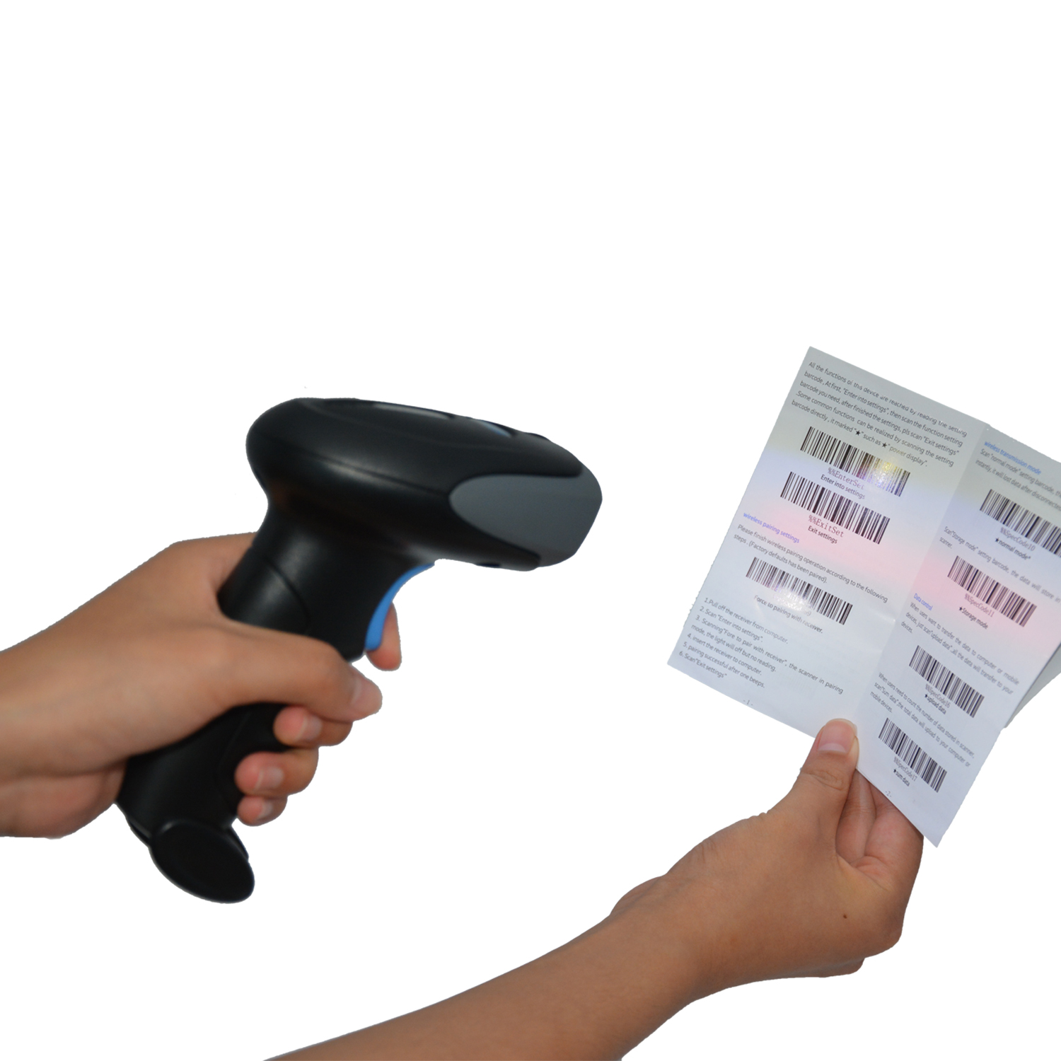 2,4 GHz ROHS Wireless 2D-Barcode-Scanner für mobiles Bezahlen HM400S