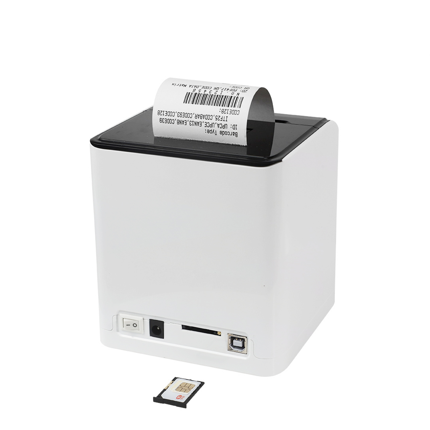 Rs232 SMS/Cloud-Druck 58MM POS-Belegdrucker 2D-Barcode-Kleindrucker für Bill HCC-POS58D