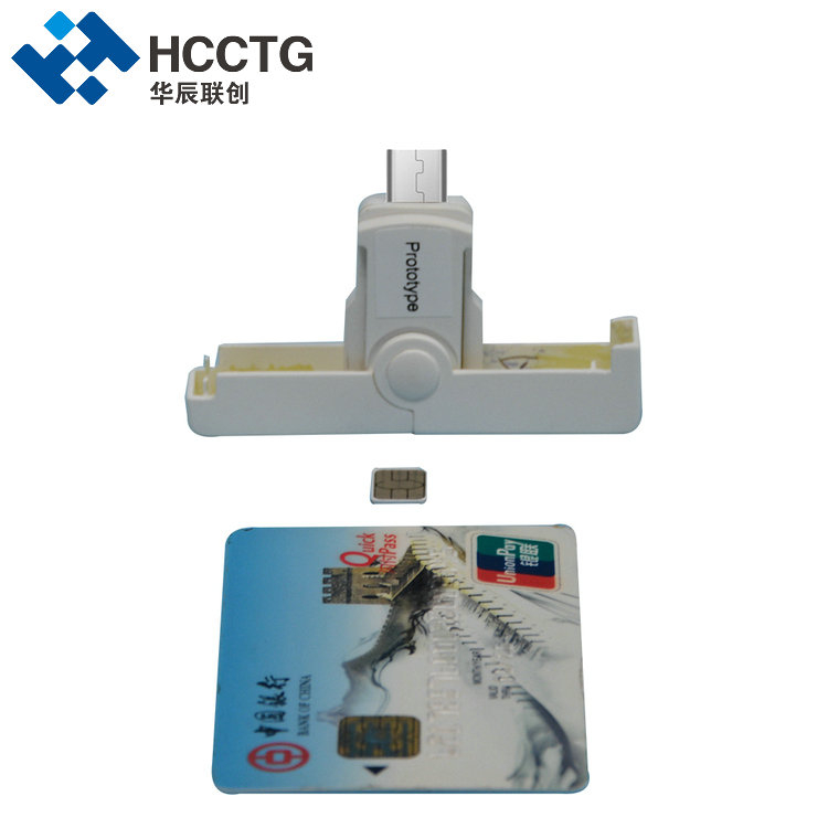 HCC ISO/IEC 7816 EMV Kontakt-Smartcard-Leser im Taschenformat DCR38-UM