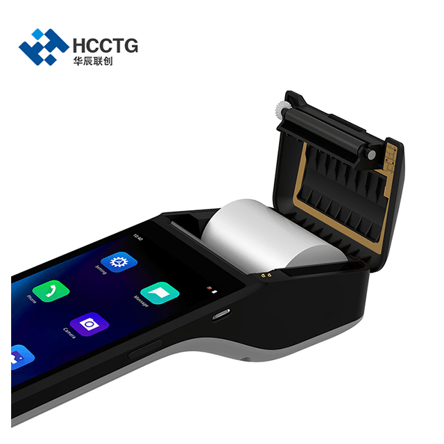 HCCTG GMS 6 Zoll NFC Handheld Android 10.0 POS-Gerät mit 58-mm-Thermodrucker Z300
