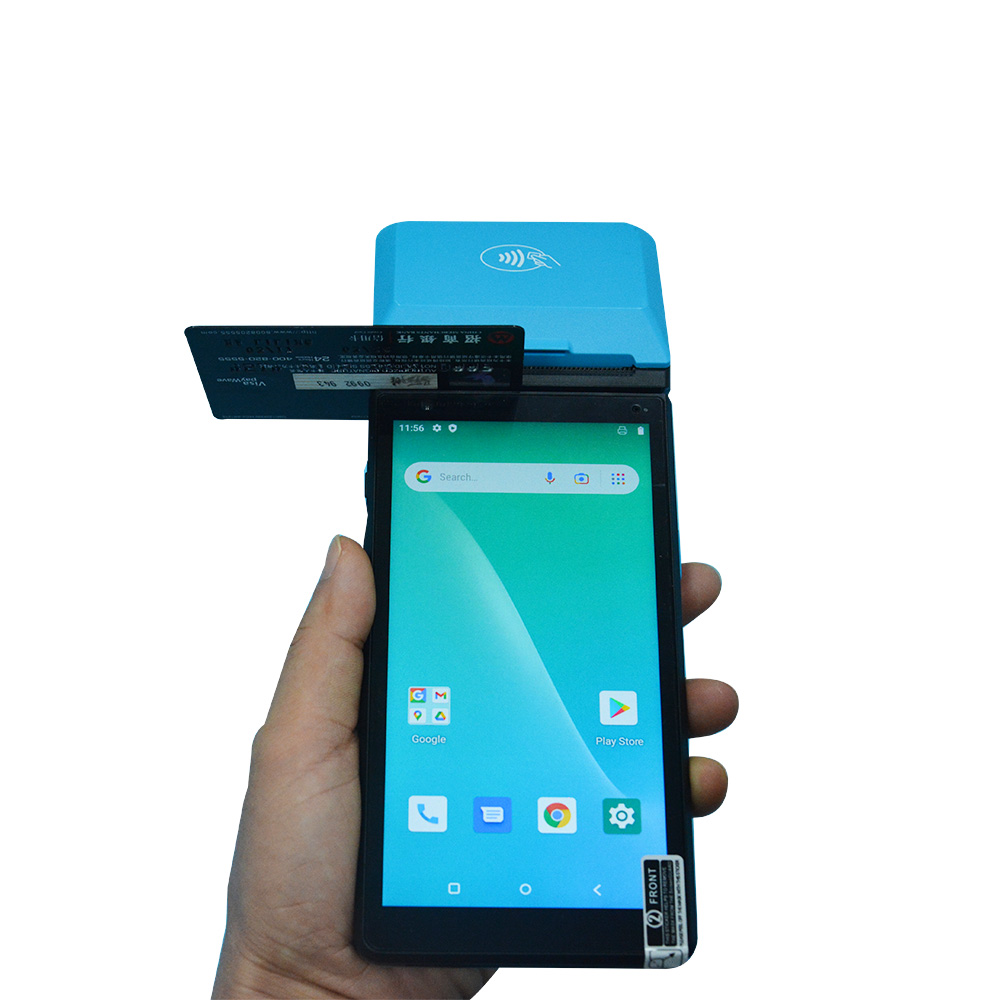 GMS Custom 6 Zoll Android 11 MSR+NFC+Kontaktkartenleser Handheld-Touchscreen-POS-Gerät Z500C