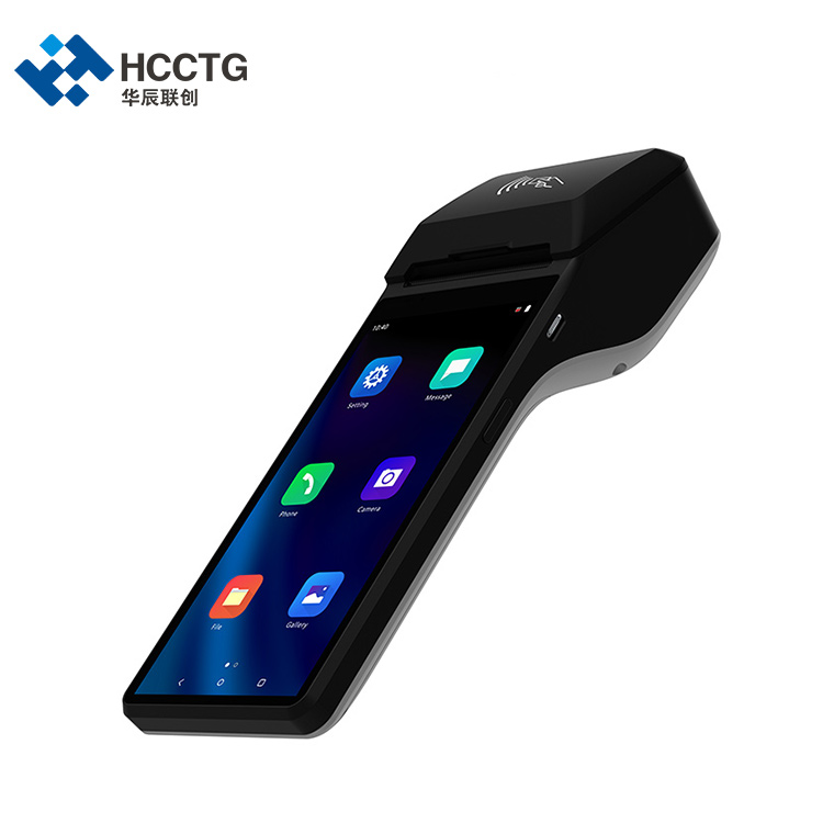 HCC GMS 6 Zoll NFC Handheld Android 10.0 POS-Gerät mit 58-mm-Thermodrucker Z300