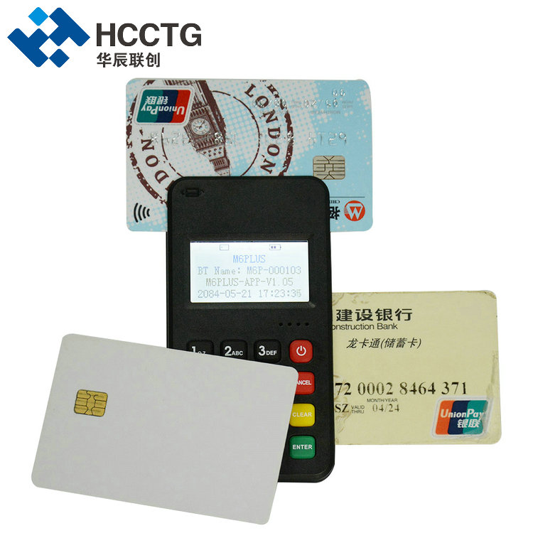 EMV L1&L2 MSR+Kontakt+Kontaktloser Kartenleser MPOS M6 PLUS