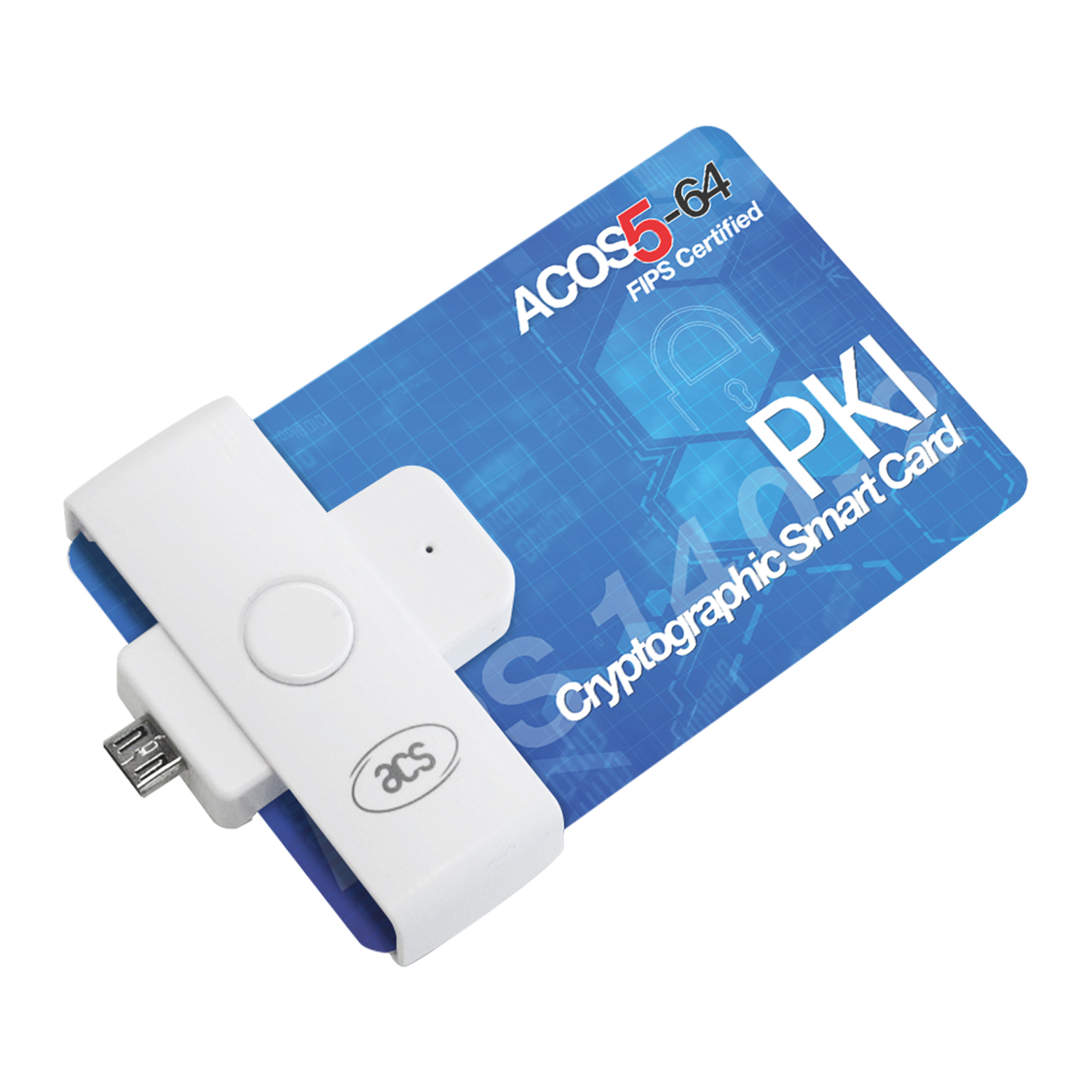 Bester Micro-USB-ACS-Kontakt-Smartcard-Leser für E-Banking ACR39U-ND