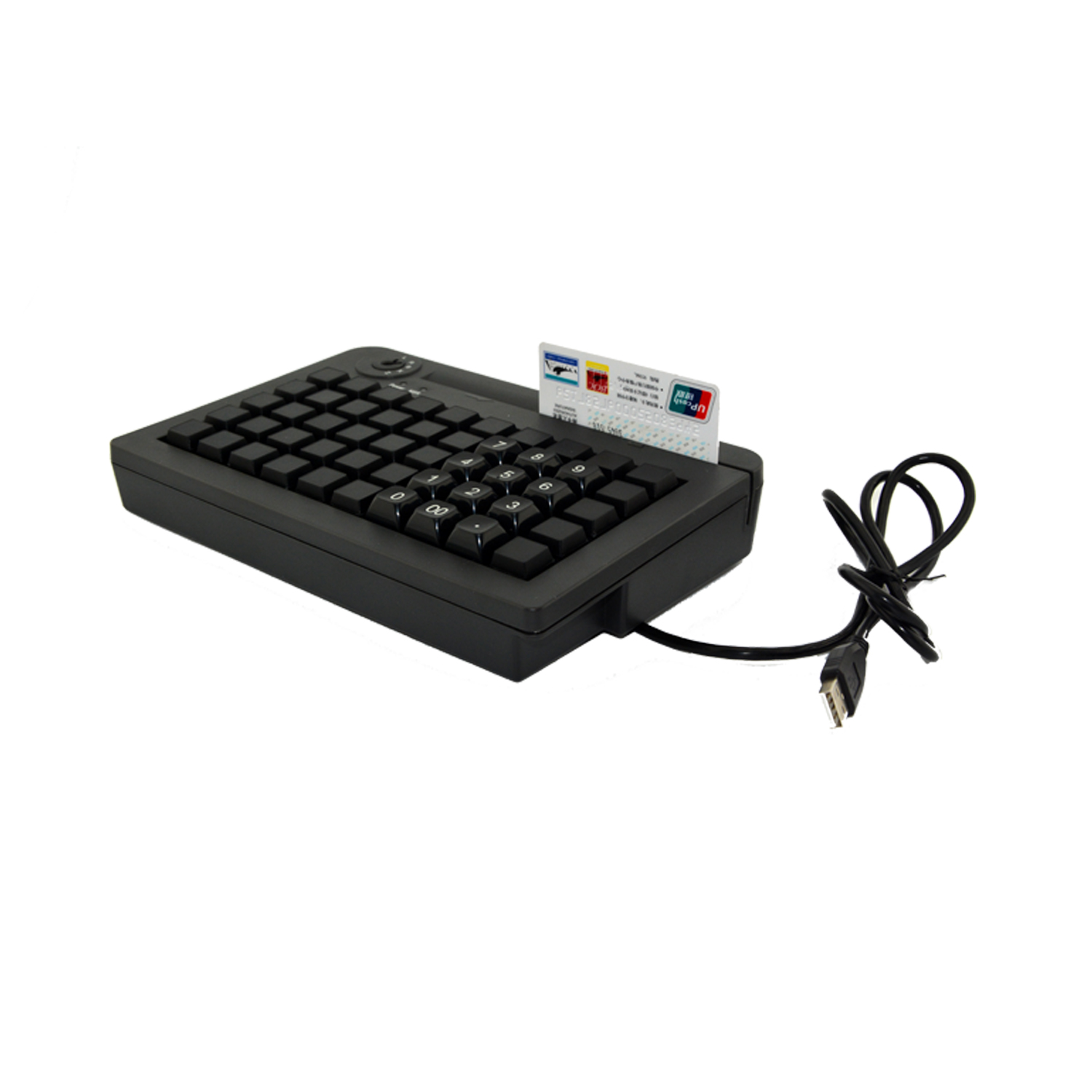 Programmierung der POS 50-Tastatur-USB-Schnittstelle mit MSR KB50M