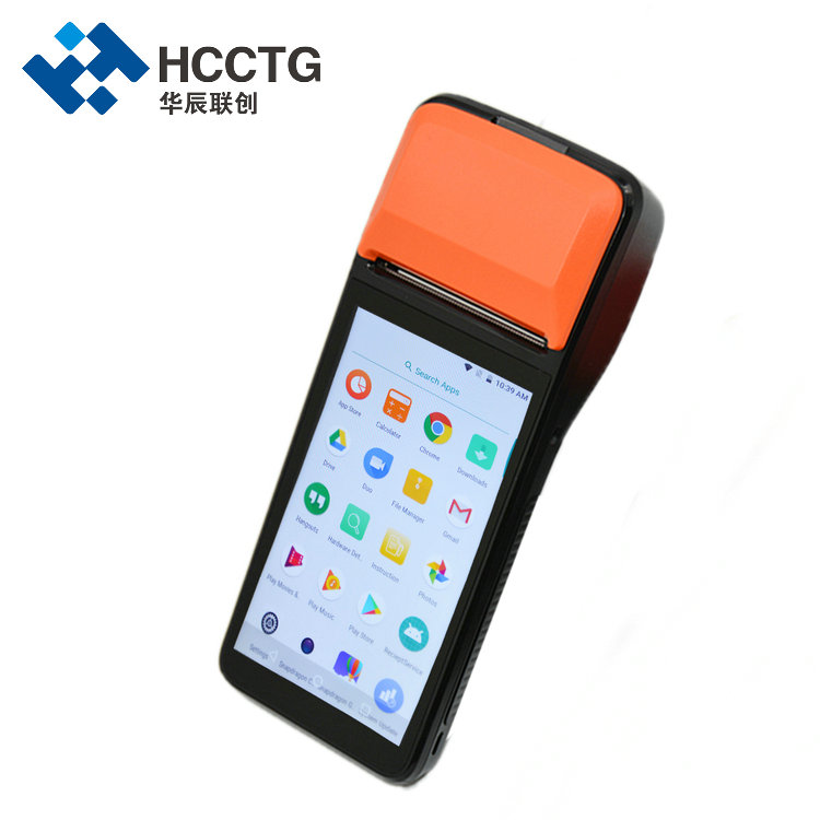 HCCTG WiFi 5,0 Zoll Android 7.1 GPS-Handheld-POS-Terminal mit 58-mm-Drucker R330W