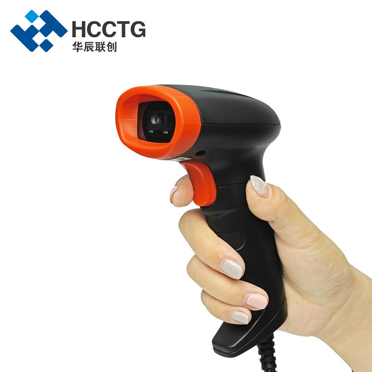 Handheld-Kabel-USB/RS232-2D-Barcode-Scanner für mobile QR-Code-Zahlung HS-6603B