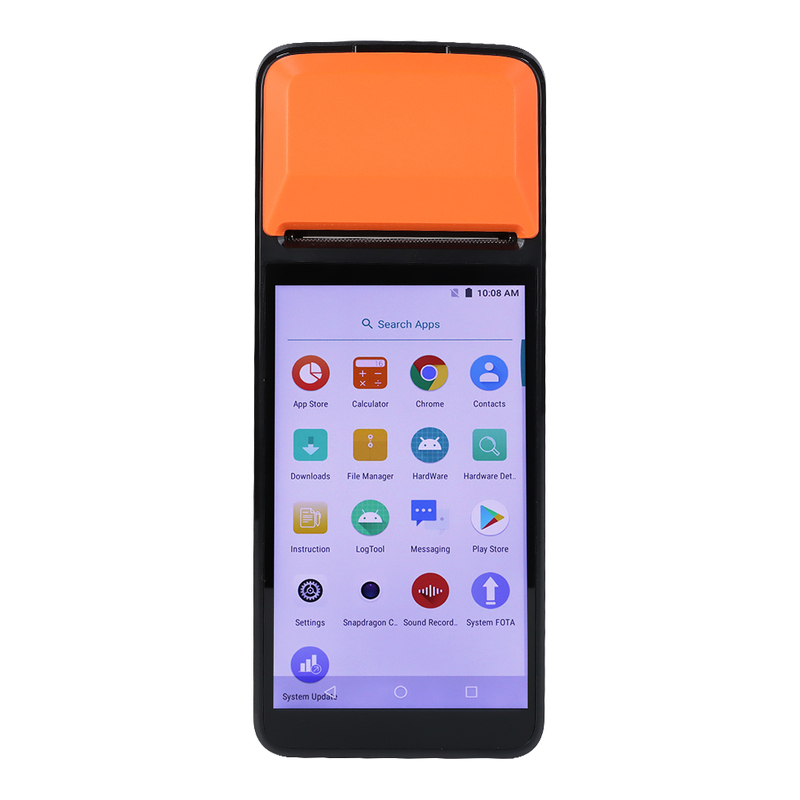 4G Bluetooth Mifare-Kartenzahlung Android 7.1 POS-Gerät mit 58-mm-Thermodrucker R330
