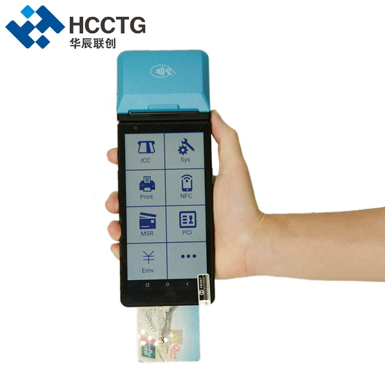 HCCTG GMS Android 11.0 EMV All-in-One-POS-Gerät für mobiles Zahlungssystem Z500