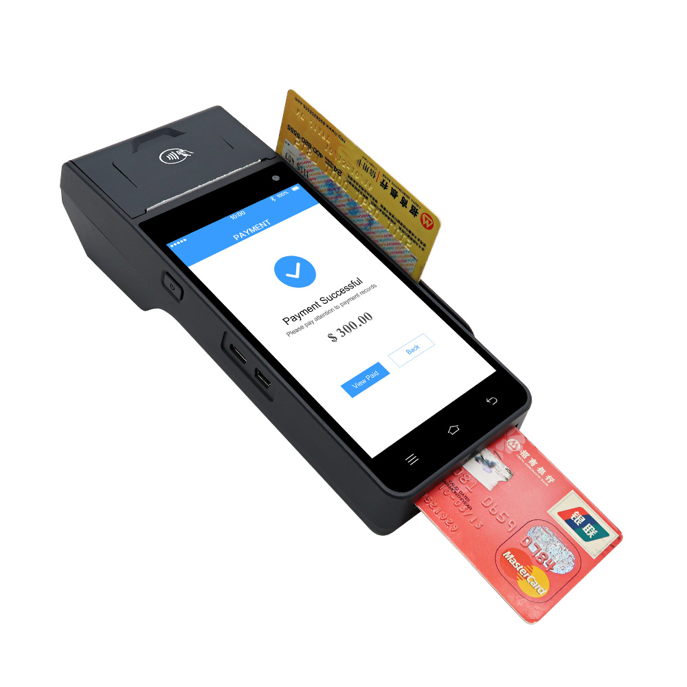 5 Zoll 4G Android 12 Kartenleser Handheld POS mit Drucker HCC-Z90