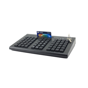 Programmierbare POS-Tastatur mit 66 Tasten, USB-PS/2-Schnittstelle mit MSR KB66M 