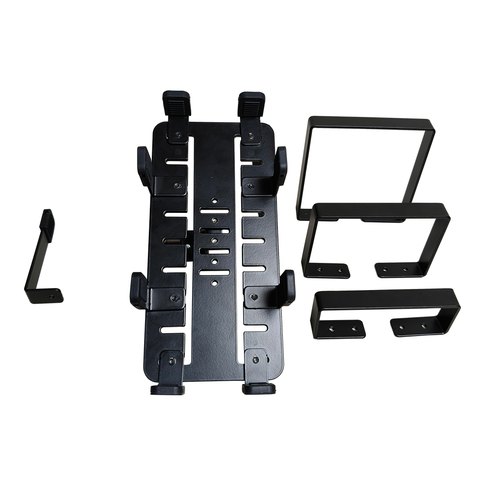 Schwarz einstellbare Neigungsbereich Desktop Handsfree POS-Registrierkasse-Inhaber Metal POS STEIL PS-H2