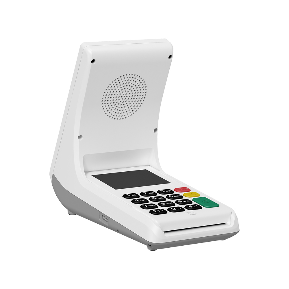 2G/4G/WLI Dynamischer QR-Code Echtzeit-Zahlungs-Soundbox mit Linux Contactless/Contact Reader Z45