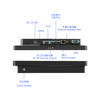 10-Zoll-Windows-1D/2D-Barcode-Scanner-Terminal mit LED-Touchscreen, LAN+WiFi-Schnittstelle ER220W