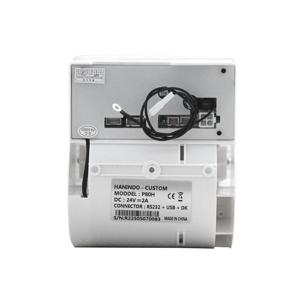 Benutzerdefinierte 3-Zoll-eingebettete 2D-Barcode-Panel-Mount-Thermaldrucker mit Auto-Cutter P80H