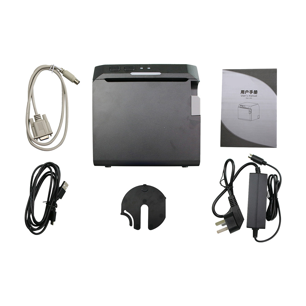 3-Zoll-Desktop-Wireless-Thermodrucker mit Bluetooth LAN WIFI USB HCC-POS896