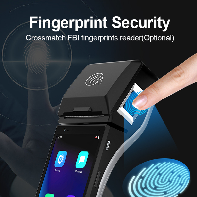EMV PCI 6 -Zoll -Android 11.0 NFC Bluetooth Alle in einer Handheld -Zahlung POS -Terminal Z500