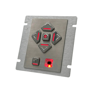 6 Tasten, programmierbare, hintergrundbeleuchtete Braille-ADA-DDA-Audio-Navigationstastatur für POS-Kioske AKB10