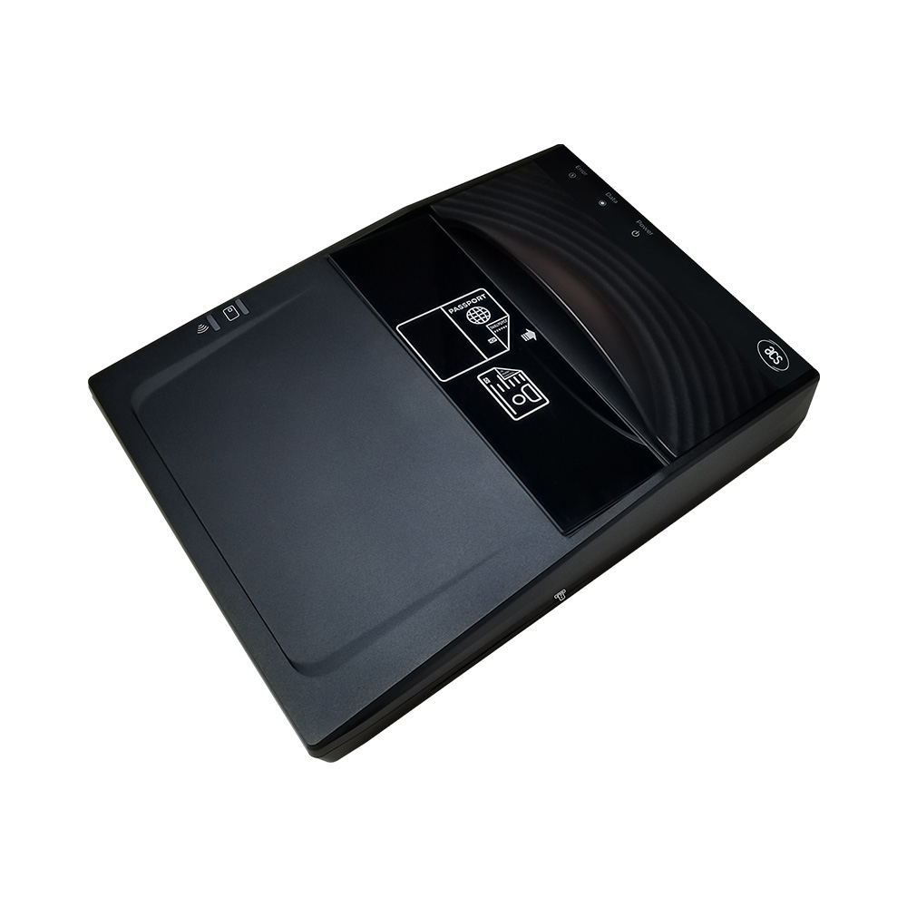 Halbseitiger RFID-ID-QR-OCR-MRZ-Scanner E-Pass-Leser AIR60U