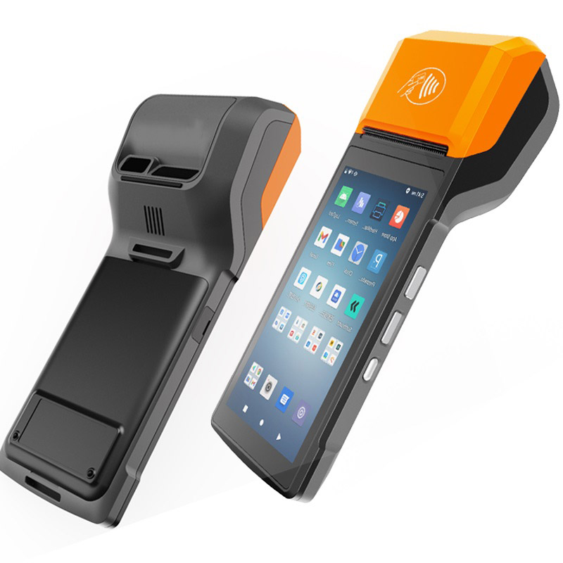 HCCTG NFC GPS 4G Android 14 Smart Mobile Terminal mit 58 -mm -Drucker R330 Plus