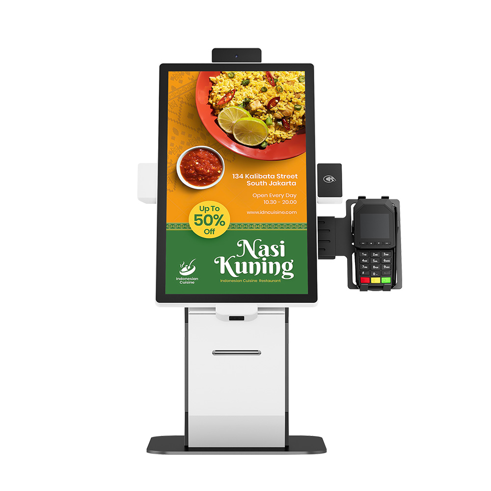 Self-Service-Bestellung und Zahlung 15,6-Zoll-innovativer Self-Service-All-in-One-Touchscreen-Kiosk HSK-SA15 (HSK-SW15)