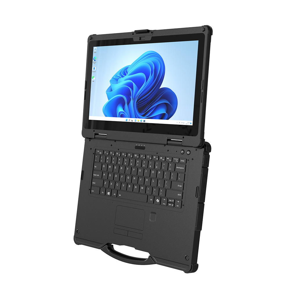 Industrieller, robuster Tablet-PC, tragbare Computer mit 14-Zoll-LCD, 32 GB + 256 GB, Windows 11 OS X14M
