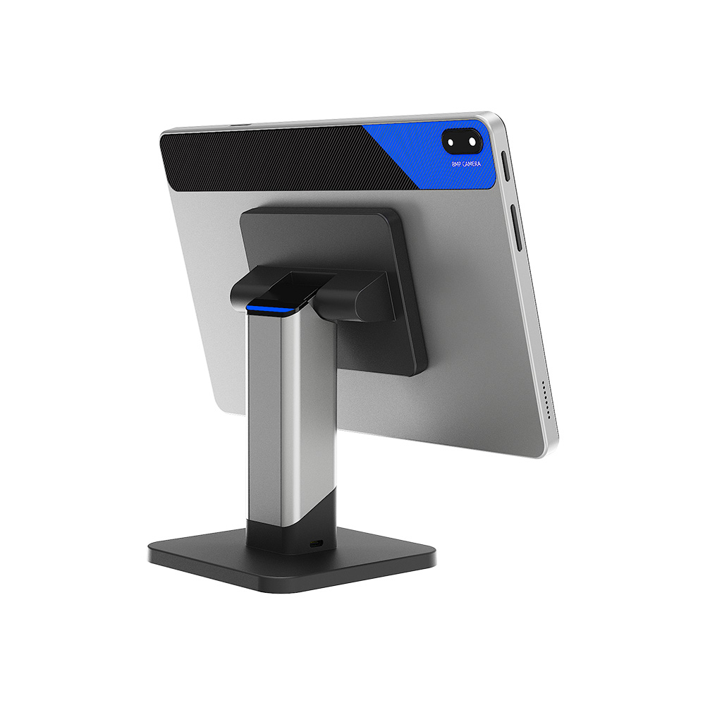 10,95 Zoll Android 14 POS-Terminal-Tablet mit Desktop/80-mm-Druckerbasis NFC GPS HX-100
