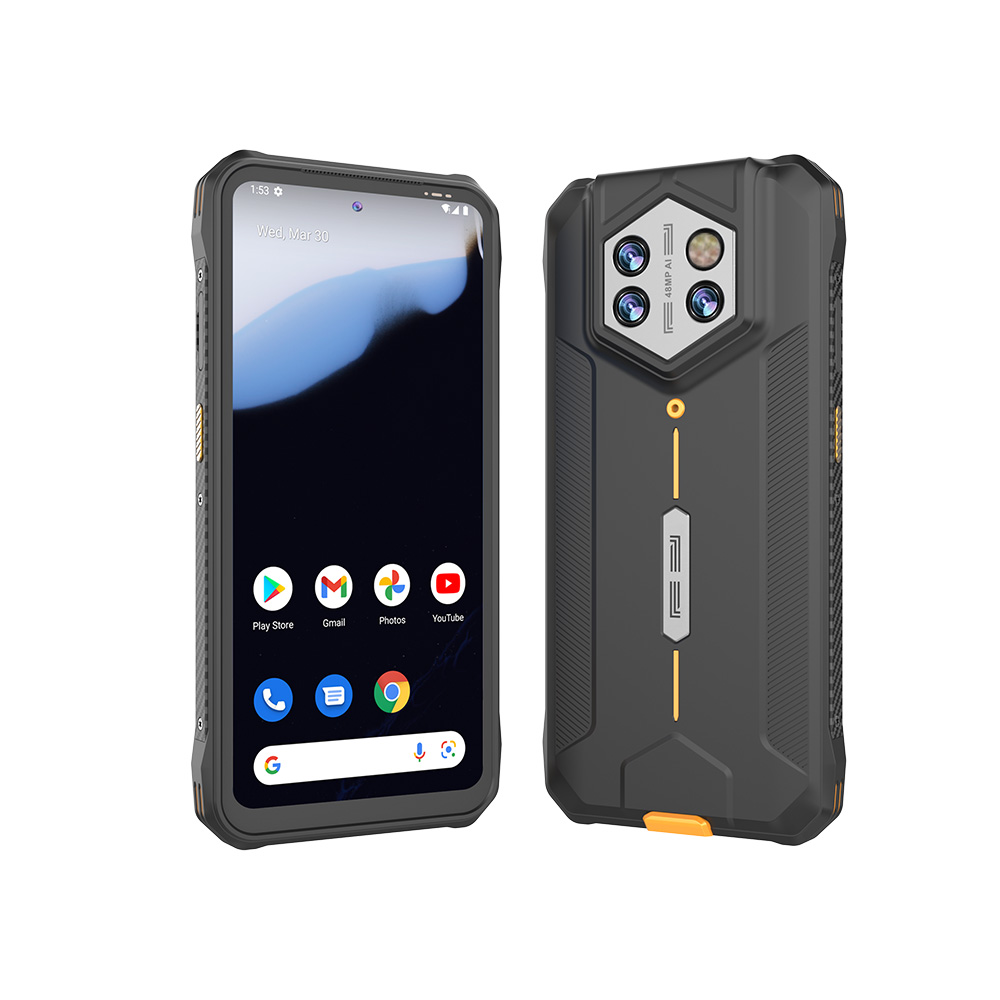 H68T Android 14 Robuster Handheld-PDA mit 6,56-Zoll-Display, IP68-Schutz, 4G NFC und optionalem Barcode-Scanner